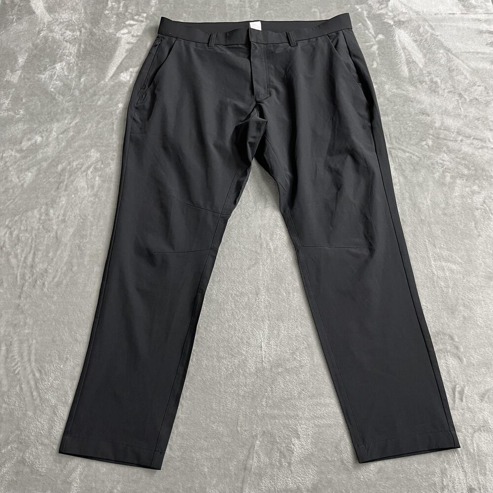 Fabletics Pants Mens 34x30 Black‎ Stretch Lightweight Khakis Travel Athletic
